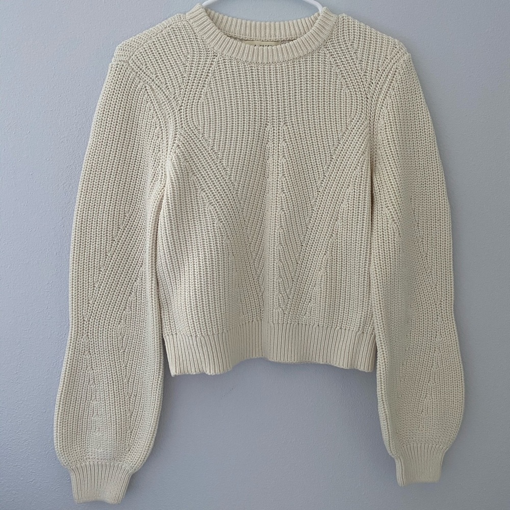 PacSun LA Hearts Balloon Sleeve Sweater